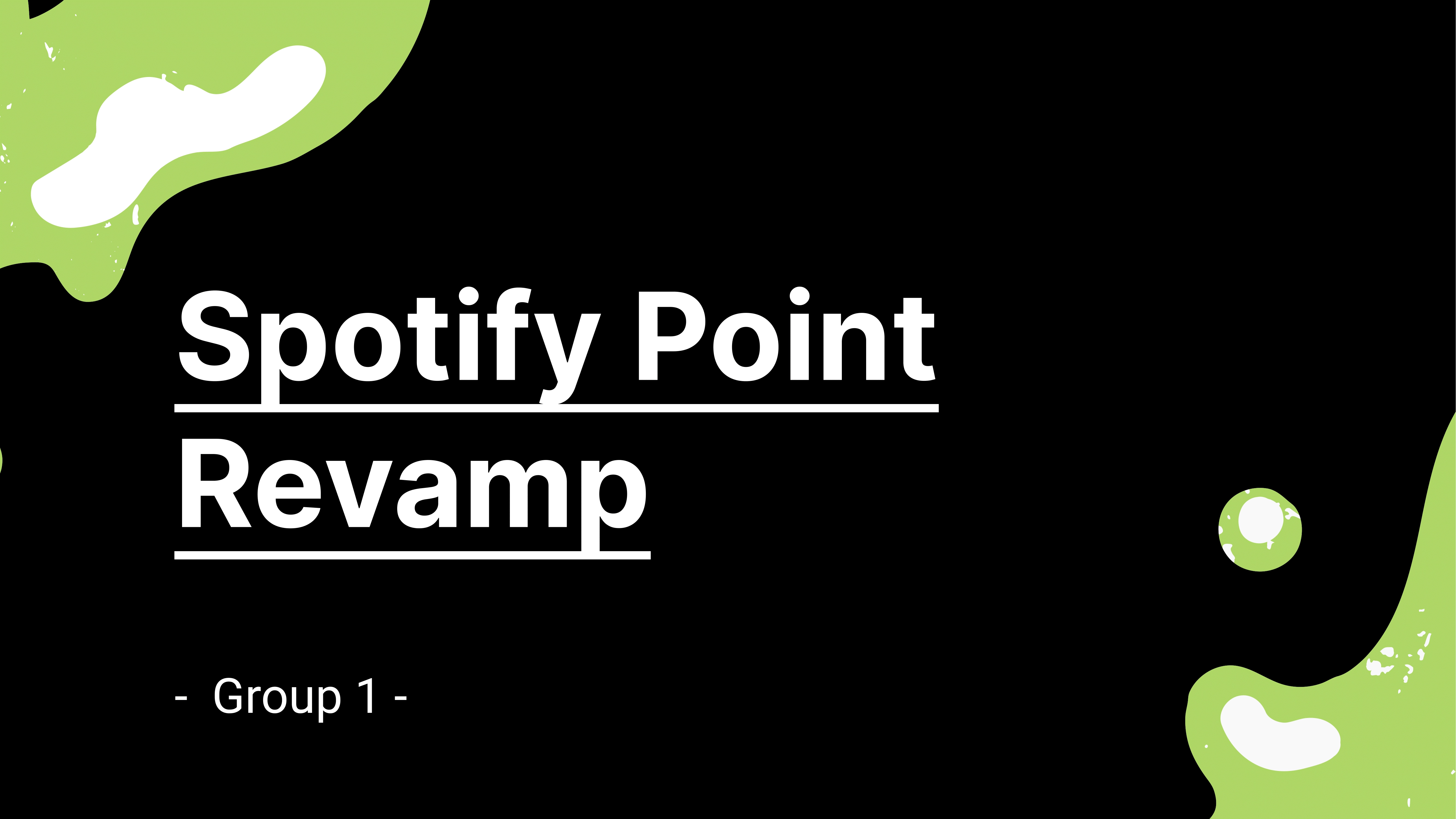 Spotify Point Revamp